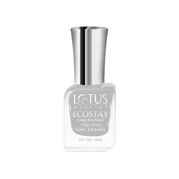 Lotus Ecostay Nail Enamel – Silver Chrome (10ml)