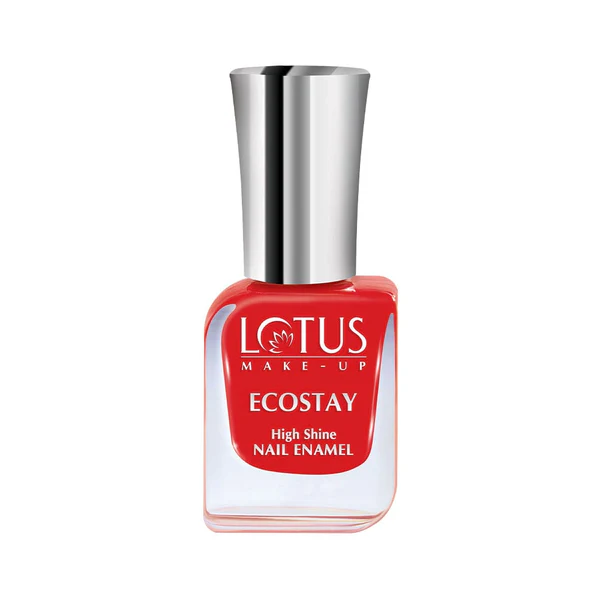 Lotus Ecostay Nail Enamel – Hot Crimson (10ml)